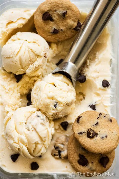 Best Chocolate Chip Cookie Dough Ice Cream The Endless Meal