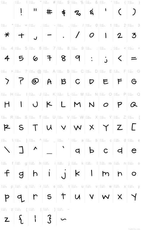 Ck Handprint Font