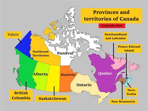 Provinces And Territories Of Canada Canadas Largest Provinces