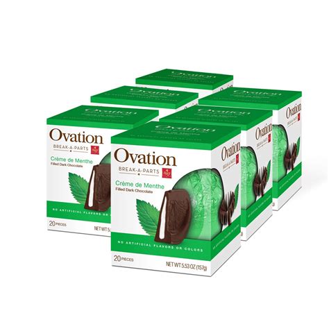 Ovation Break A Part 553 Oz 6 Pack Peppermint Dark