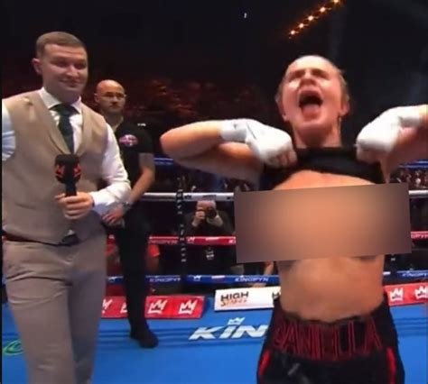 Onlyfans Star Banned From Boxing For Flashing Shows Off Serious