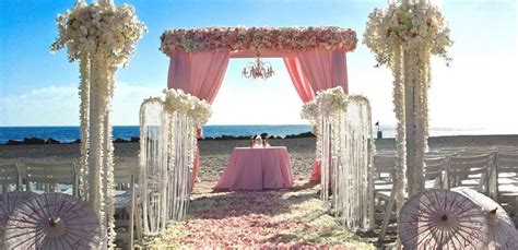20 beach wedding ceremony ideas. Sweet Pink Beach Wedding Ideas! | Wedding Destination ...
