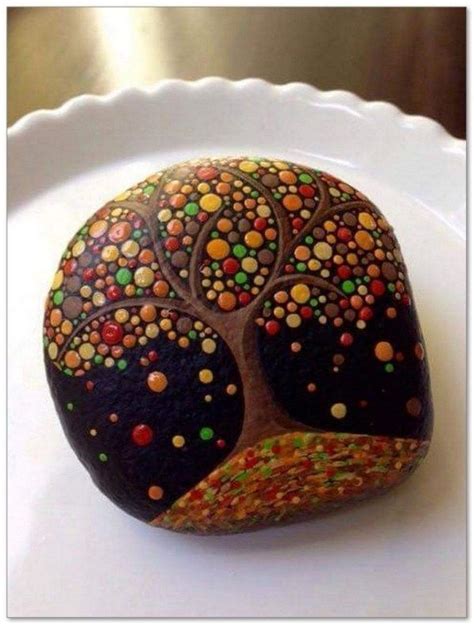 Sweet Rock Painting Design Ideas For Your Home Decor 16
