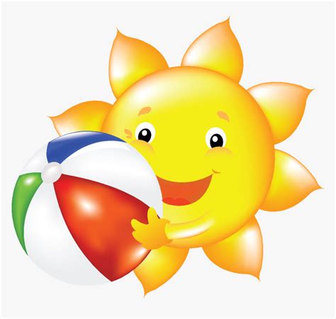 Summer Sun Clip Art Summer Sun Clipart Hd Png Download Kindpng