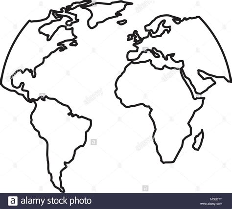 Weltkarte zum ausmalen weltkarte kontinente weltkarte umriss einfarbiger weltkarte zum ausmalen: Weltkarte Umrisse Grob Zum Ausdrucken