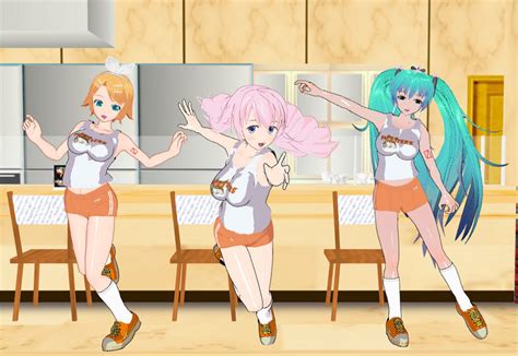 adult vocaloid girls hooters outfit by quamp on deviantart