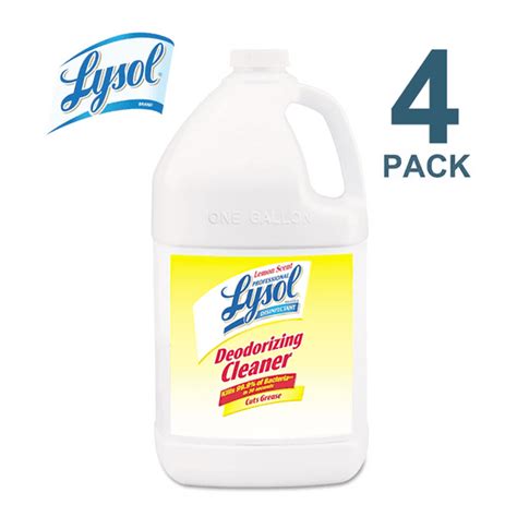 Lysol Disinfectant Deodorizing Cleaner Concentrate 1 Gal Bottle Lemon