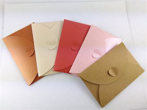 50pcs 1117cm Kraft Cardboard Envelope Pearlized Paper T Envelopes