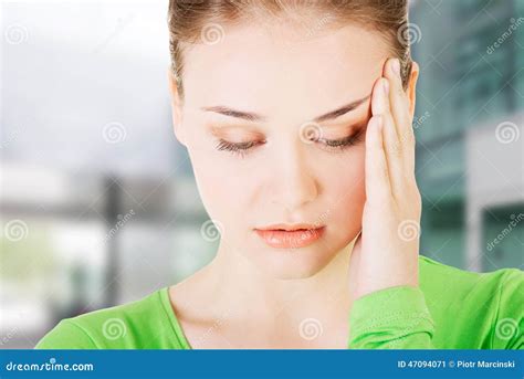 Young Beautiful Woman In Depression Stock Image Image Of Loneliness