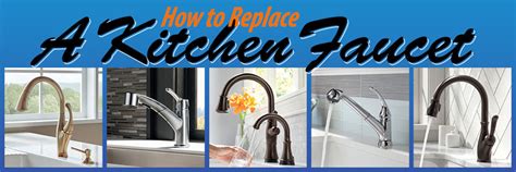 The pull out kitchen faucet will be connected to the faucet stem underneath the sink. How to Replace a Kitchen Faucet