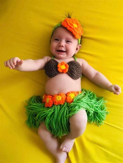 Baby Girl Hawaiian Hula Outfit Etsy