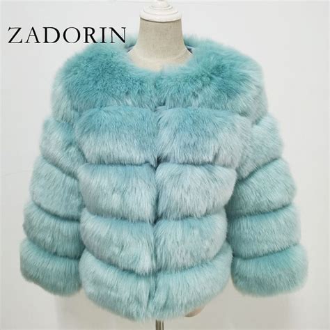 Elegant Thick Warm Fur Coat