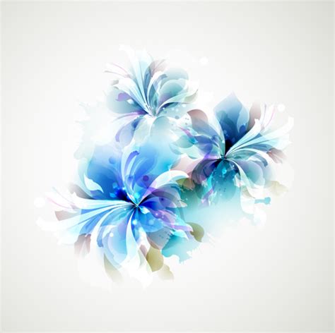 Blue Flower Backgrounds Vector Vectors Graphic Art Designs In Editable