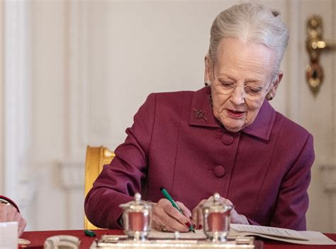 queen margrethe ii of denmark abdicates the throne after 52 year reign