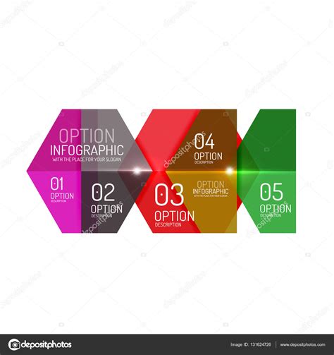 Paper Geometric Abstract Infographic Layouts Stock Vector By ©akomov