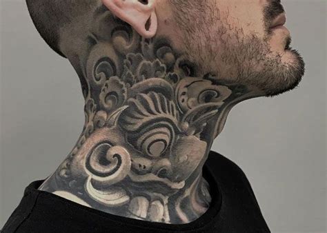 125 Best Neck Tattoos For Men Cool Ideas Designs 2021 Guide Neck Tattoo For Guys Back Of