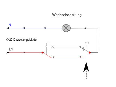 Wechselschalter anschliessen das mussen sie beachten focus de / schalten sie nun den strom wieder ein und überprüfen sie die wechselschaltung. Grundschaltungen der Elektrotechnik - Ongsiek's nicht nur ...