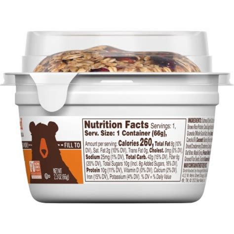 Bear Naked Fruit And Nut Granola And Steel Cut Oatmeal 2 3 Oz Kroger