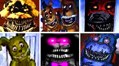 Five Nights At Freddys 4 All Animatronics Official