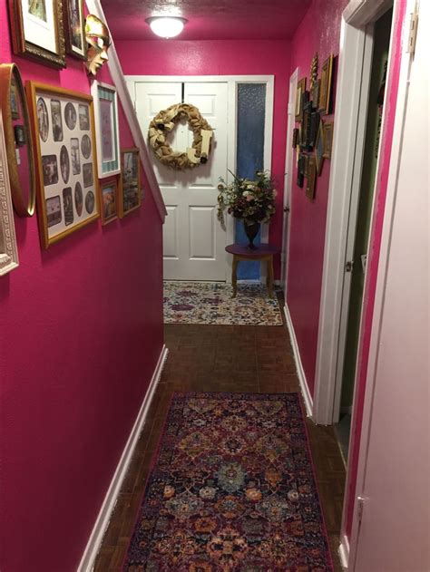 My New Pink Hallway Pink Hallway Gallery Wall Home Decor
