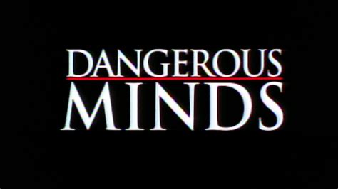 Here, she was assigned a class composed entirely of students with very elegant appearance but gang up and involved with drugs. Dangerous Minds: Trailer