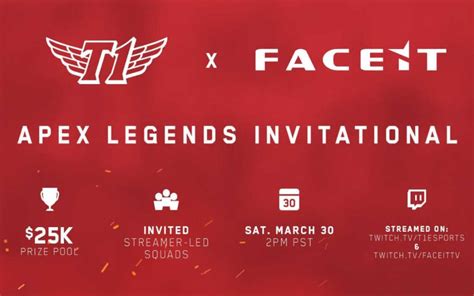 T1 And Faceit Apex Legends Invitational Arriving On March 30