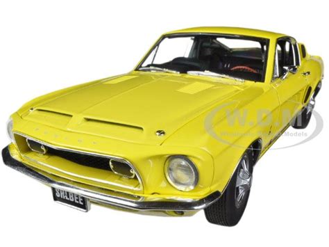 1968 Ford Shelby Mustang Gt350 Yellow Wt 6066 Release 2 118 Diecast