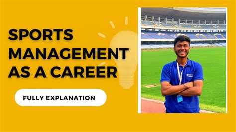 Sports Management As A Career Sports Management Careers Sports