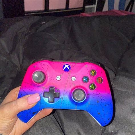 Pink And Purple Fade Hand Airbrushed Wireless Xbox One Custom Etsy