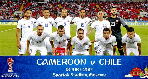 Un triunfo, una derrota y mejor diferencia de puntos es el resultado de esta ventana. SELECCIÓN DE CHILE contra Camerún 18/06/2017 Copa ...