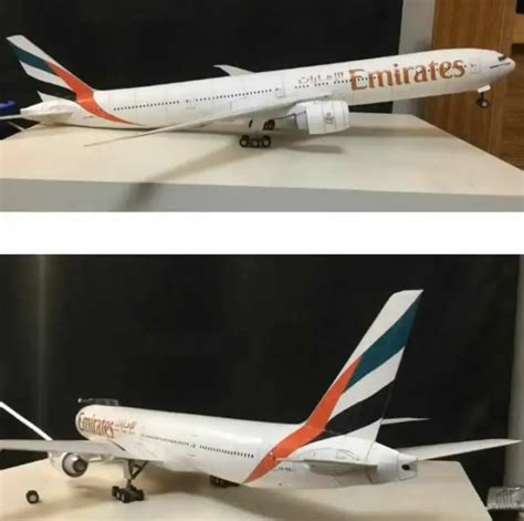 Emirates Airlines Boeing Er Plane Paper Model Diy Do Not Shoot Picclick