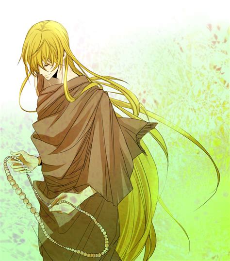 safebooru androgynous blonde hair closed eyes eyes closed long hair male rosary saint seiya