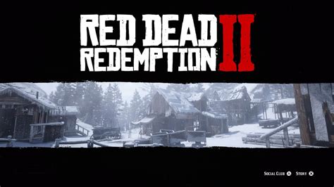 Main Menu Red Dead Redemption 2 Interface In Game