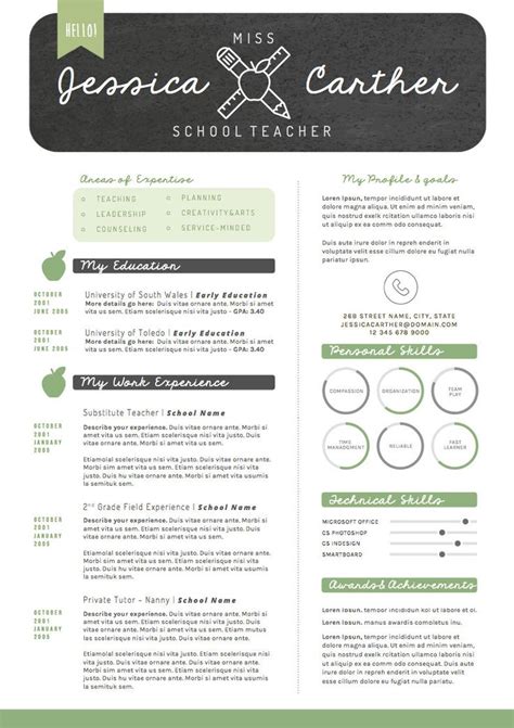 | free teacher resume templates. Pin on Mrs. Walker, Certified Teacher