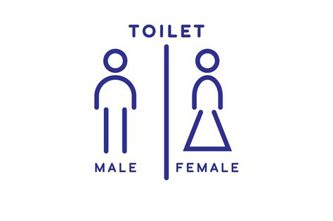 Male And Female Toilet Sign Icon Vector Graphic By Hoeda80 · Creative
