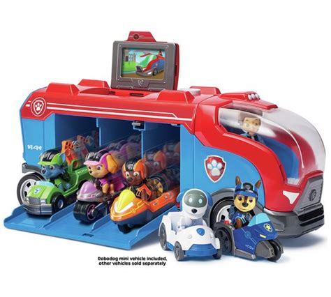 Paw Patrol Mission Cruiser With Robo Dog And Vehicle Mini Vehicles In The