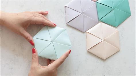 Origami Tutorial Hexagon Youtube