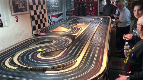 Slot Car Club Racing Home Track Action Packed Youtube