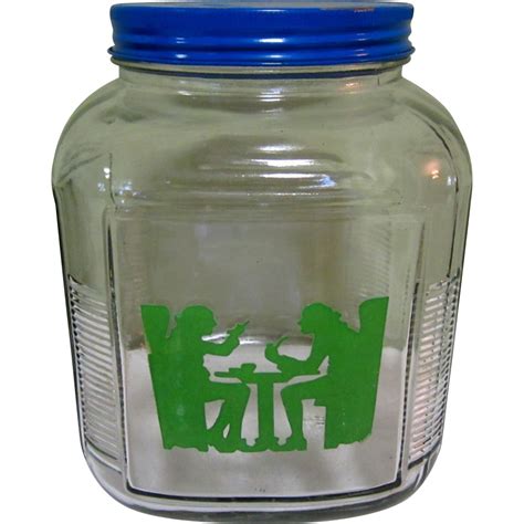 Anchor Hocking Canister, Vintage Glass Storage, Large | Glass storage, Glass, Glass jars