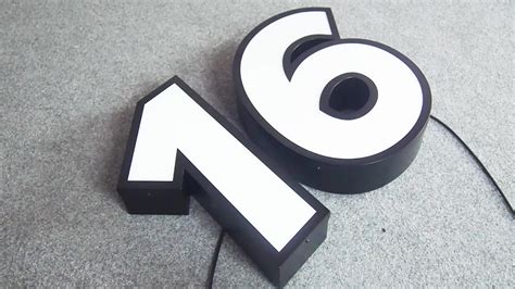 High Quality Led Letters Sign 3d Plastic Acrylic Letters Channel