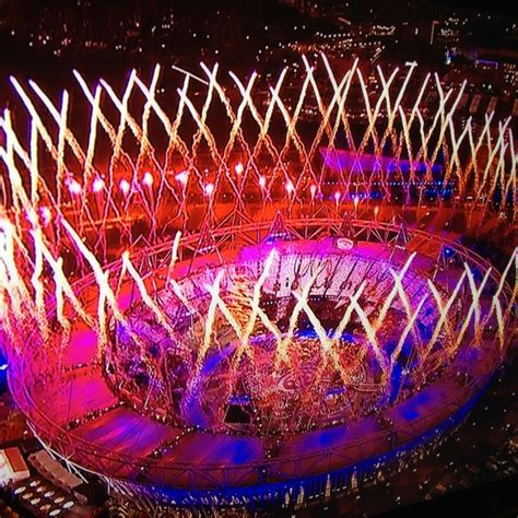 london 2012 olympics opening ceremony fireworks vuurwerk olympische spelen steden