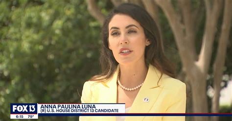 Florida Gop Congressional Candidate Anna Paulina Luna Appeared On A