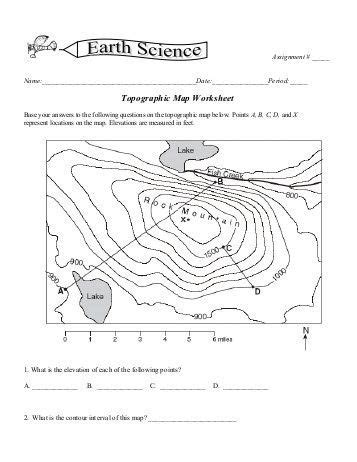Most topographic maps have legends that allow you to decode the symbols on the map. 40 topographic Map Reading Worksheet Answer Key Vt7t in ...