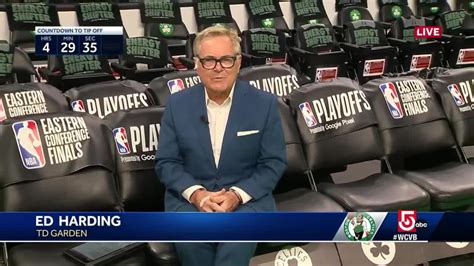 Ed Harding Sits On Celtics Bench Ahead Of Game 7