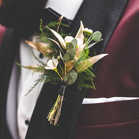 Greenery Boutonniere Groom And Groomsmen Wedding Inside On Your