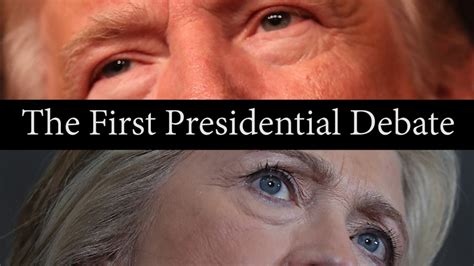 the first presidential debate in under 2 minutes cnn video