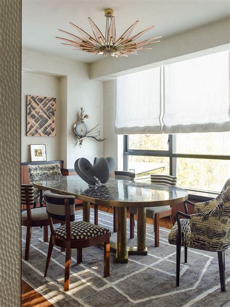Kelly Wearstler Interiors Dining Room Blodgett Residence New York