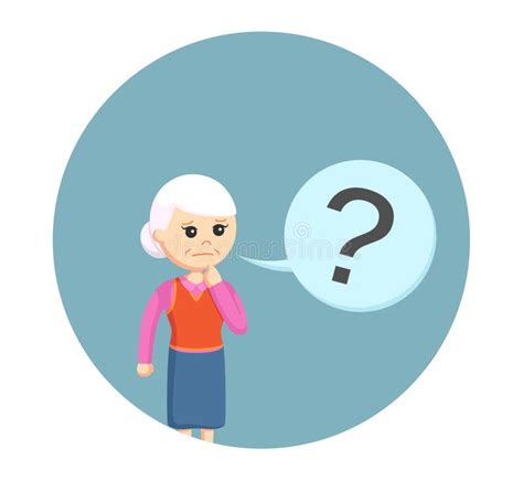 Confused Old Lady Stock Illustrations 109 Confused Old Lady Stock