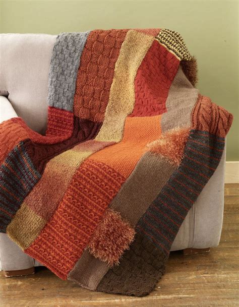 Enjoy free knitting and crochet patterns courtesy of lion brand yarn including lion brand yarn free patterns. Scarf Afghan in Lion Brand Wool-Ease and Homespun ...