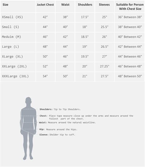 Sale Suit Size Chart Mens In Stock